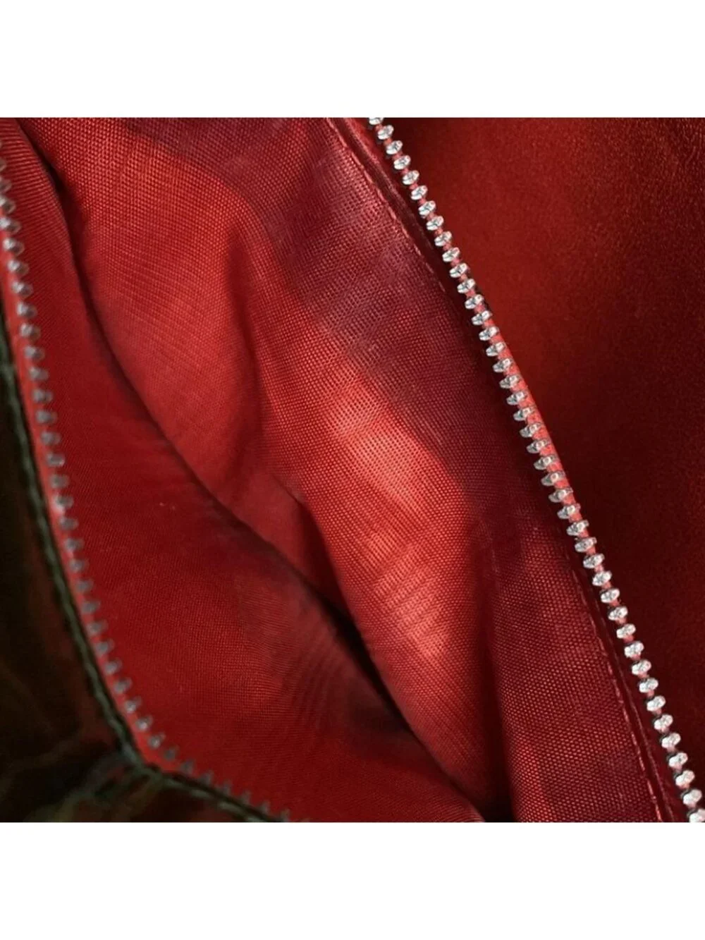 ★SOLD★ Celine Shoulder Bag Dark Green Embossed Leather - Picture 15 of 15